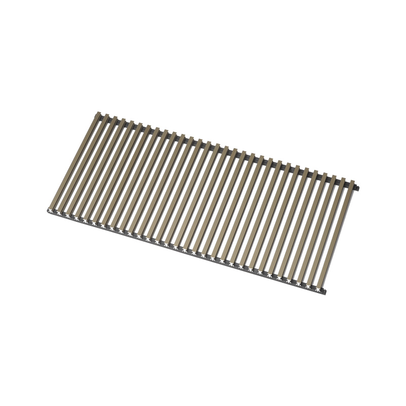 Rollrost Alu eloxiert in Bronze hell