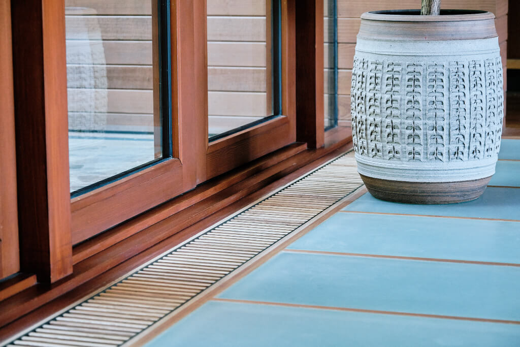 Unterflurkonvektor von ensav Roy Kappe Haus Berlin