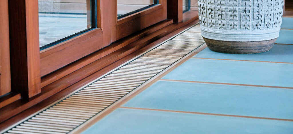 Unterflurkonvektor von ensav Roy Kappe Haus Berlin