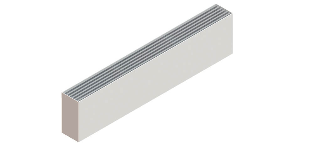 Niedertemperatur Konvektor mit Gebläse zum Heizen für Wandmontage_B