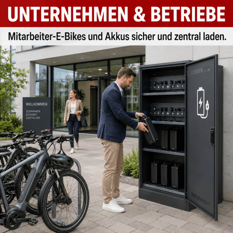 Akkus sicher laden und lagern 5 Akkus sicher laden und lagern für Unternehmen und Betriebe