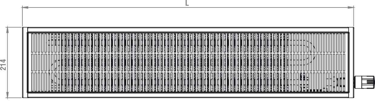 Kompaktheizkörper Radiator ENO-R (ohne Gebläse)